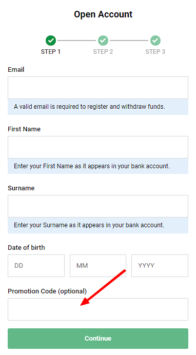 Bet9ja promo code activation