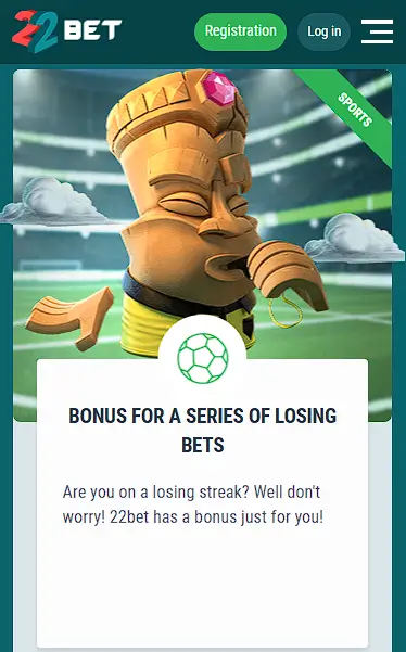 22bet bonus for bets