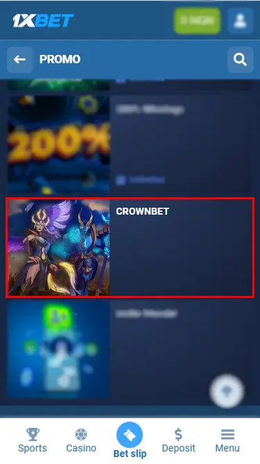 1xBet Crownbet Promotion