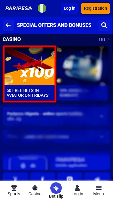 PariPesa Aviator Bonus