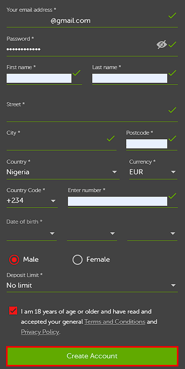 Betsafe registration