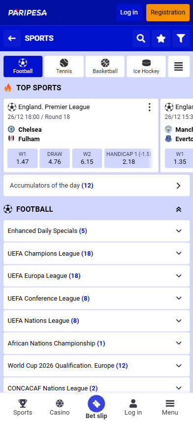 Paripesa Football