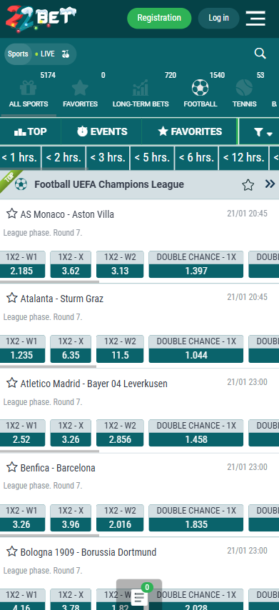 22Bet Football