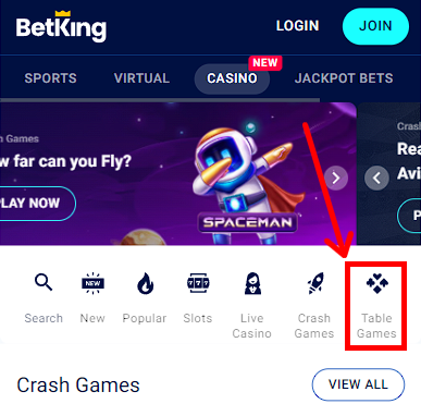 betking poker game