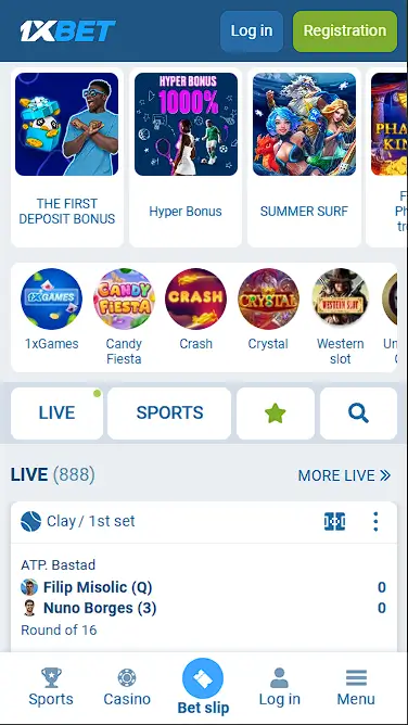 1xbet mobile site
