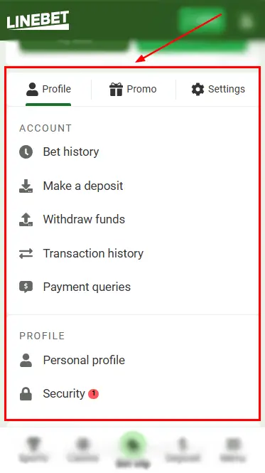 Linebet Application Registration Button