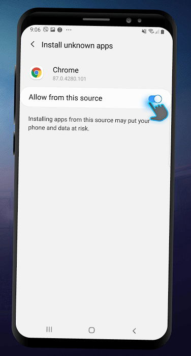Prepearing to download Mozzart apk 