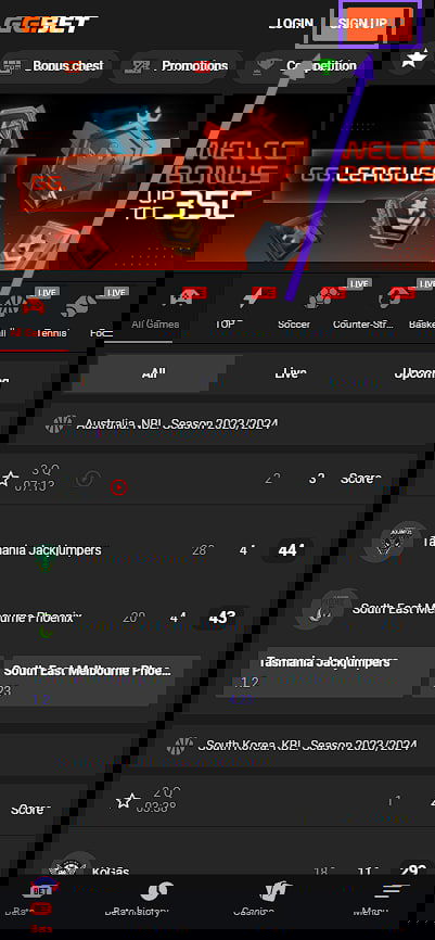 GGBet sign up