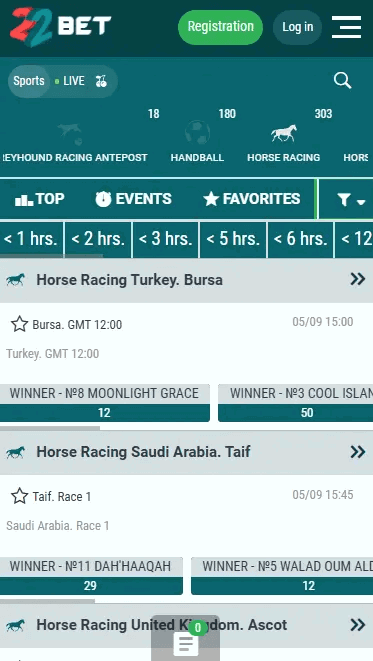 Horse Racing on 22Bet Betting Platform in Nigeria 2025