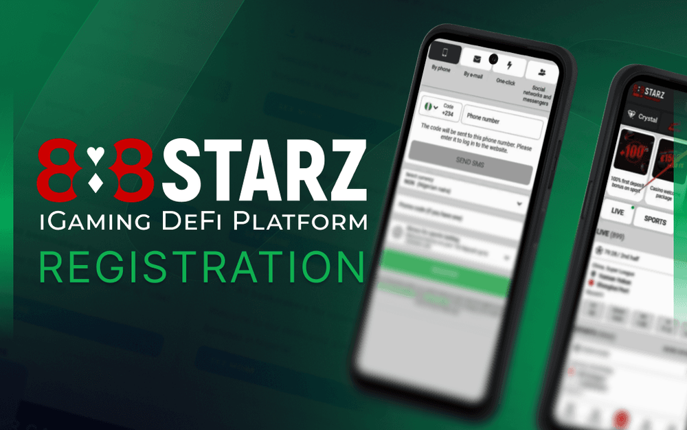 Ekran rejestracji w 888starz kasyno