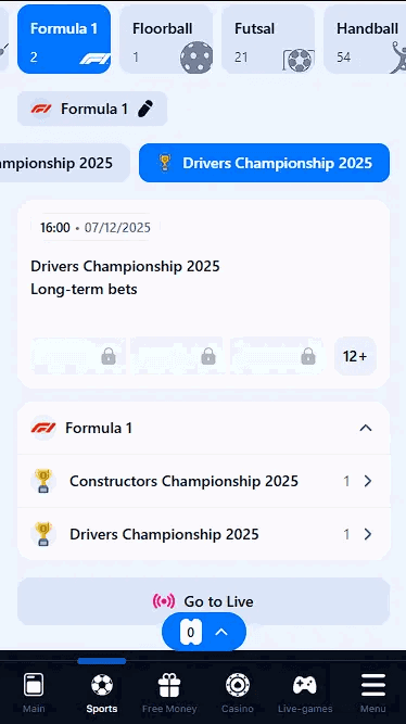 1win Betting on Formula 1