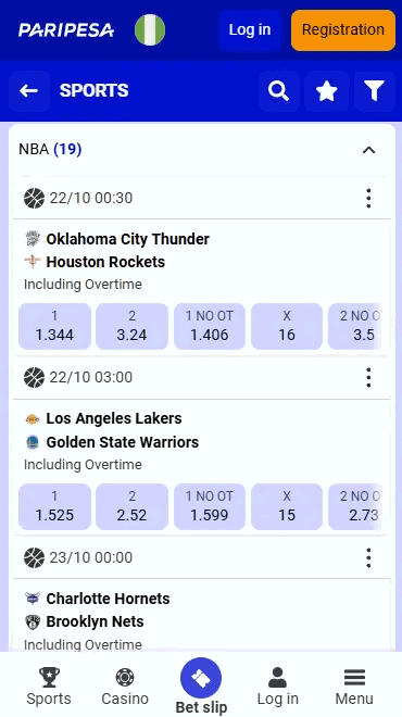 PariPesa NBA Betting Nigeria