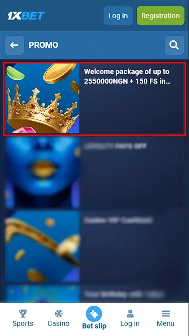 1xBet Promotion for Casino Lovers