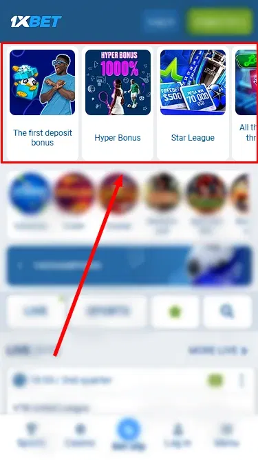 1xBet Mobile Bonuses